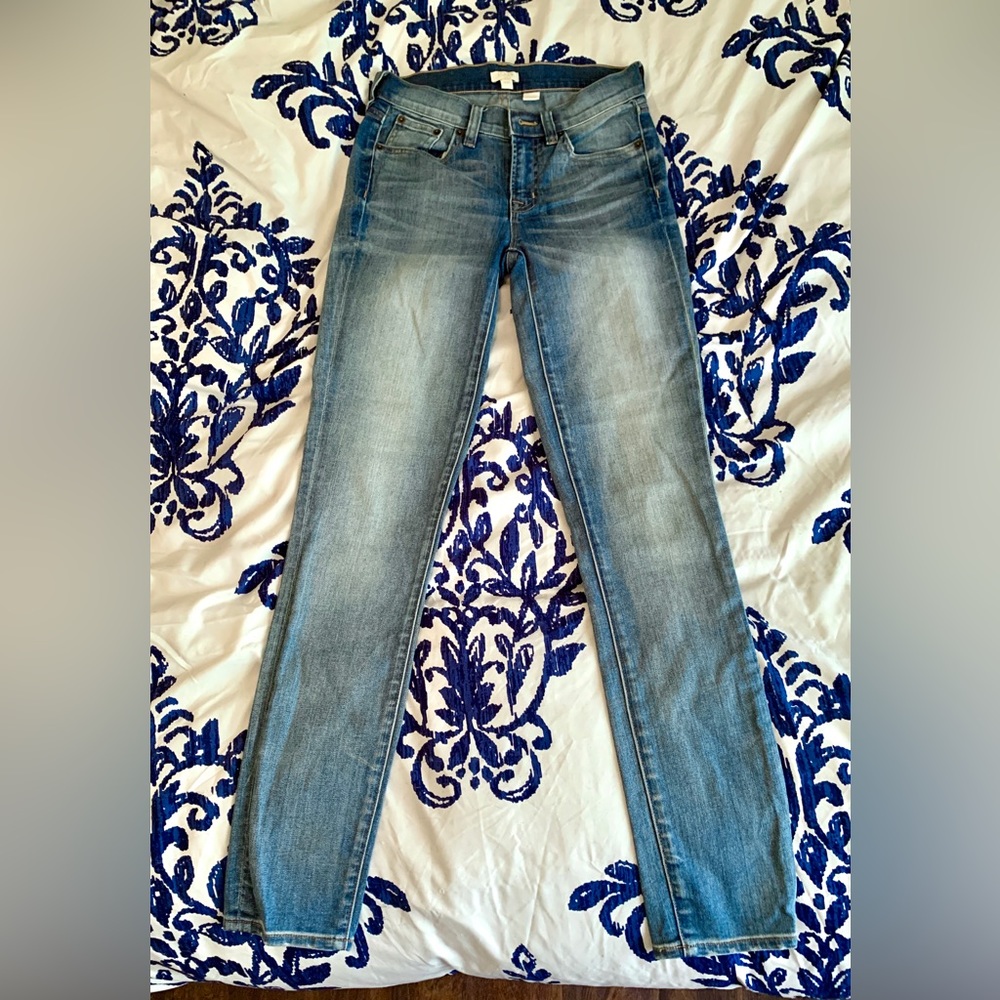J. Crew Blue Skinny Jeans